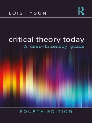 cover image of Critical Theory Today